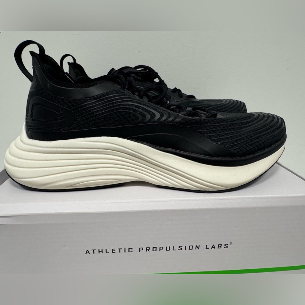 APL Black and White Streamline Athletic Shoes